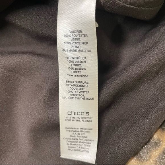 Chico's Leopard Print Jacket - Picture 7 of 11